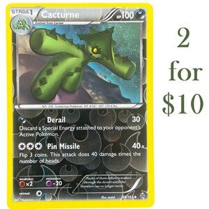 Pokemon Card Cacturne XY Breadthrough BKT 88/162